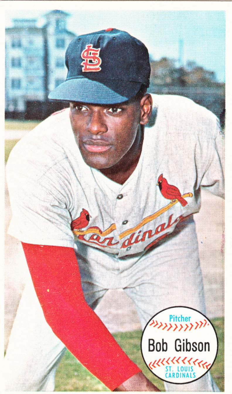 No. 1 Bob Gibson, St. Louis Cardinals (17 K's)